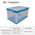 65L Transparentes Klappbox